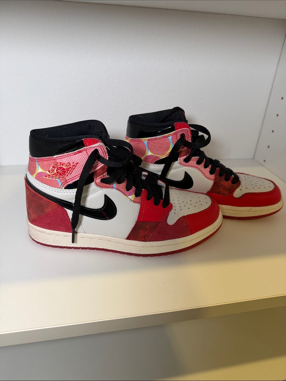 Air Jordan 1 High OG Spider Man-Across The Spider-Verse high tops kids